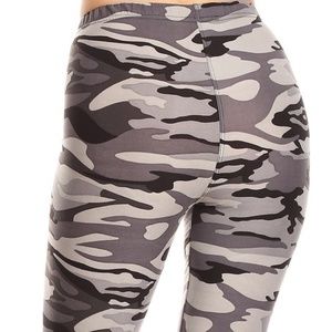 Urban Camo Grey / Black Leggings